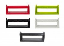 Whitefurze Plastic Wall Mounted Kitchen Paper Roll Towel Holder Dispenser