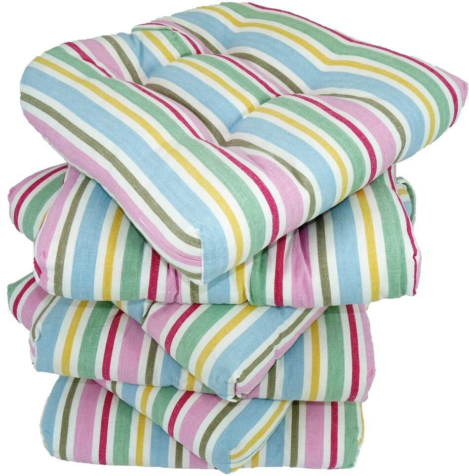 Candy Stripe Seat Pad Cushion in 2 deals